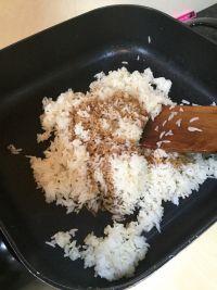 菜心粒炒饭的做法步骤17